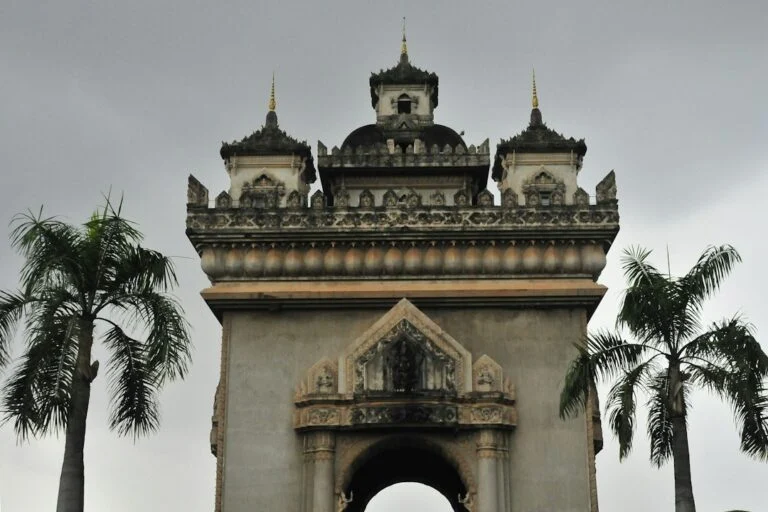 Patuxai Monument in Vientiane, Laos