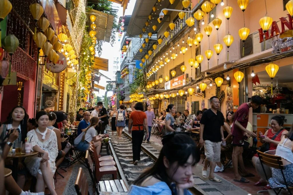 City views in Hanoi, Northern Vietnam