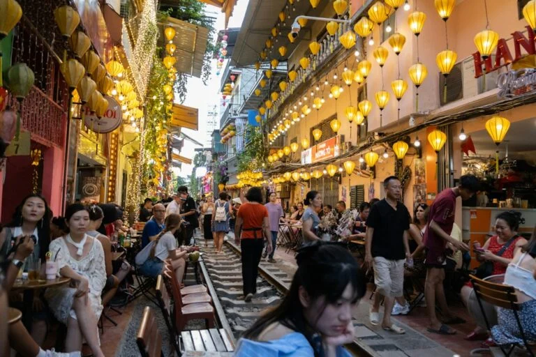 City views in Hanoi, Northern Vietnam