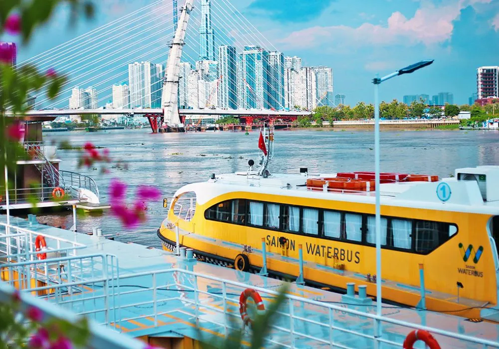 A waterbus tour provides a leisurely and scenic way to explore the city.
