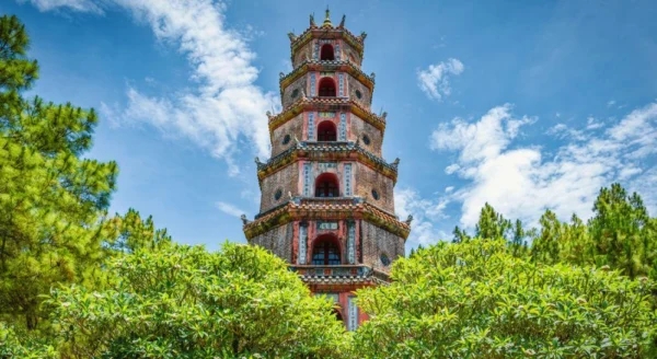 Thien Mu Pagoda on the Perfume River — Hue
