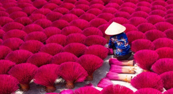 Colour and Craft in Quang Phu Cau — Near Hanoi