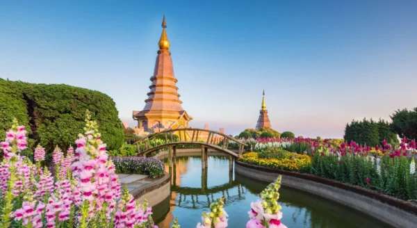Mountain Scenery in Doi Inthanon National Park — Near Chiang Mai